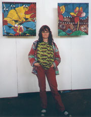 Anna Ruckman med konstverk